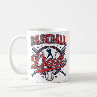Vintage Baseball Pappa Tröja Design_1 Kaffemugg