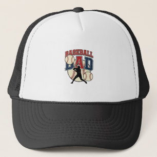 Vintage Baseball Pappa Tröja Design_1 Keps