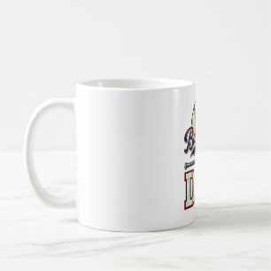 Vintage Baseball Pappa Vector T-Shirt Design_1 Kaffemugg