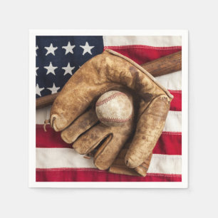 Vintage Baseball Pappersservett