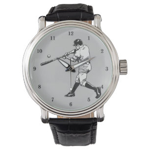 Vintage Baseball Player Armbandsur