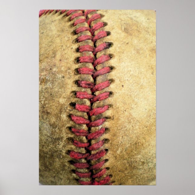 Vintage Baseball Poster (Framsidan)