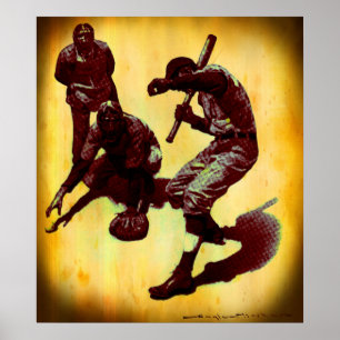 Vintage Baseball Poster