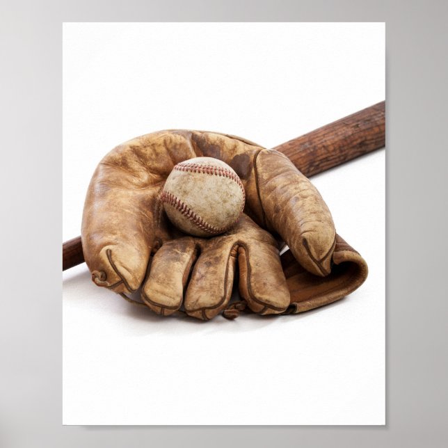 Vintage Baseball Poster (Framsidan)