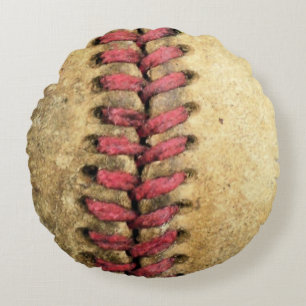 Vintage Baseball Rund Kudde