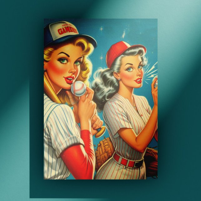 Vintage Baseball-stift Vykort (Skapare uppladdad)