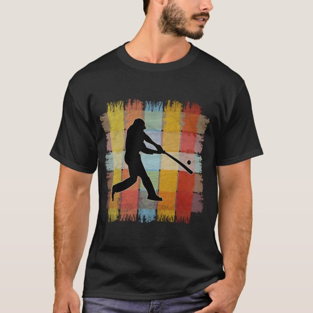 Vintage Baseball T Shirt (Framsida)