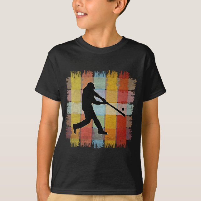 Vintage Baseball T Shirt (Framsida)