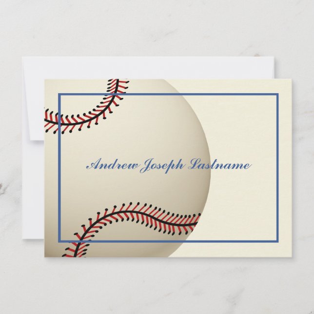 Vintage Baseball-Tack - platta kort (Framsida)