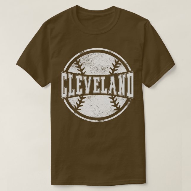 Vintage Baseball Team Gift T Shirt (Design framsida)