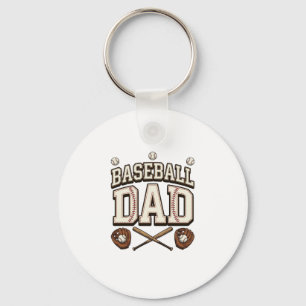 Vintage baseboll pappa fars dag nyckelring