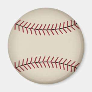 Vintage basebollmagnet present magnet