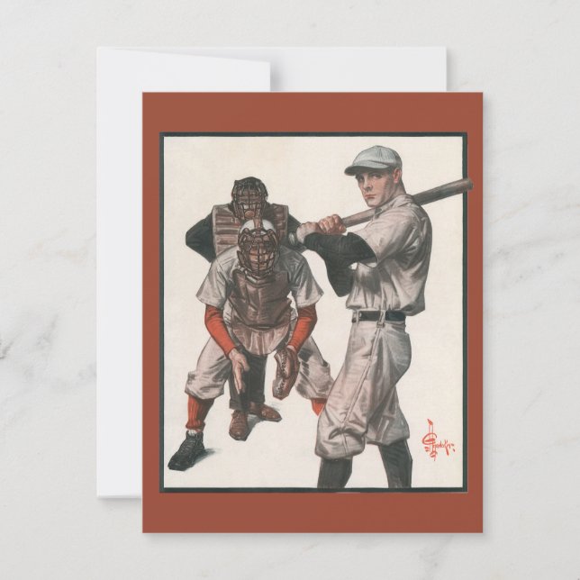 Vintage basebollspelare (Framsida)