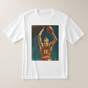Vintage Basketball Action Shot T Shirt