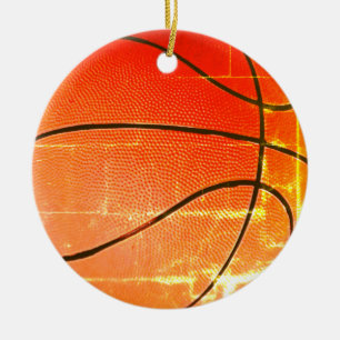 Vintage Basketball Gift Julgransprydnad Keramik