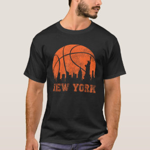 Vintage Basketball New York City Skyline Outfit T Shirt
