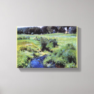 Vintage Bassäng Medfield av Dennis Bunker Canvastryck