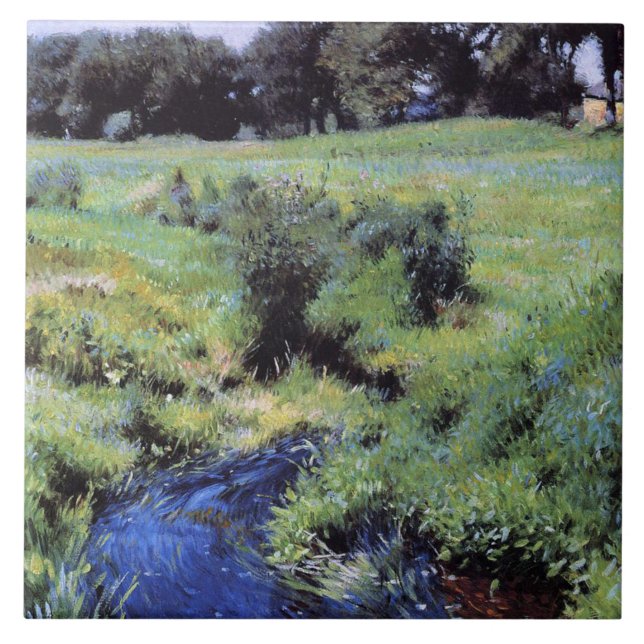 Vintage Bassäng Medfield av Dennis Bunker Kakelplatta (Framsidan)