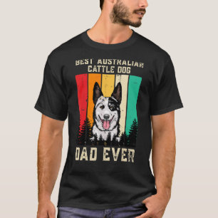 Vintage Bästa australienska nötköter Papa Någonsin T Shirt