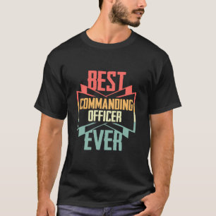 Vintage Bästa Befälhavare Någonsin T Shirt