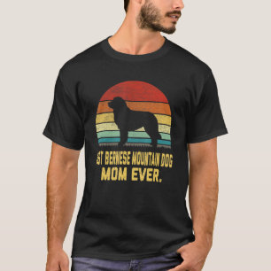 Vintage Bästa Bernese Mountain Hund Mamma någonsin T Shirt