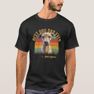 Vintage Bästa italienska Greyhound Pappa någonsi T Shirt