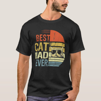 Vintage Bästa Kattpappa Någonsin Kattpappa 1 T Shirt