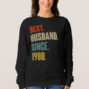 Vintage Bästa Make sedan 1980 42:a Bröllop T Shirt