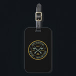 Vintage Bästa Pappa någonsin Personlig Namn Ax-Log Bagagebricka<br><div class="desc">Personlig Fars dag-gåva till världens bästa pappa. Anpassa ordalydelsen så att den blir mer speciell för din pappa,  hjälten i ditt liv. Fira Fars dag med det här användarnamnet och meddelandet till pappa.</div>