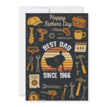 Vintage Bästa Pappa sedan 1966 Fars dag-gåvor