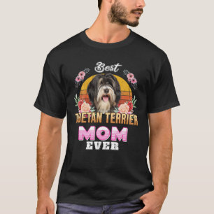 Vintage Bästa tibetanska terrier Mamma All Mors da T Shirt
