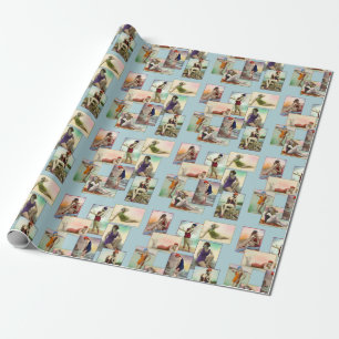 Vintage Bathing Beauties-presentbyte Presentpapper
