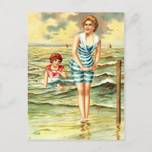Vintage Bathing Beauties Vykort