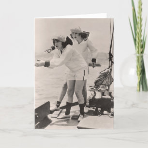 Vintage Bathing Kostym Greeting Card - 1780153.jpg Kort