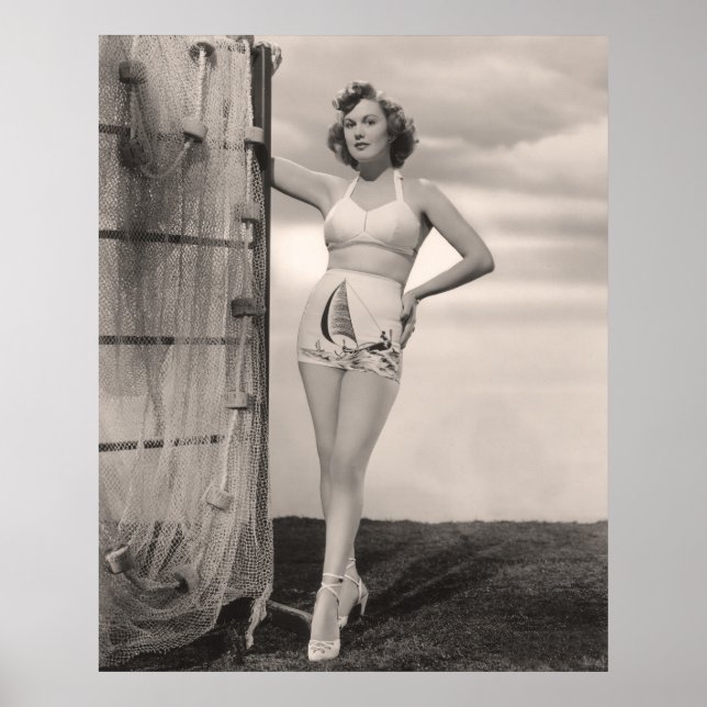 Vintage Bathing Kostym Poster - 1780173-1 (Framsidan)