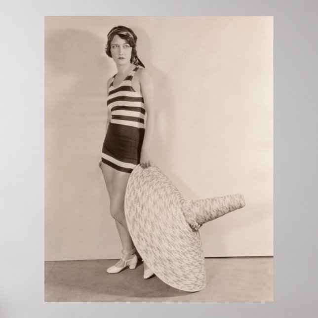 Vintage Bathing Kostym Poster - 1780221-1 (Framsidan)