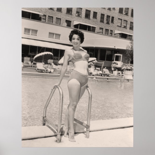 Vintage Bathing Kostym Poster - 1780228-1 (Framsidan)
