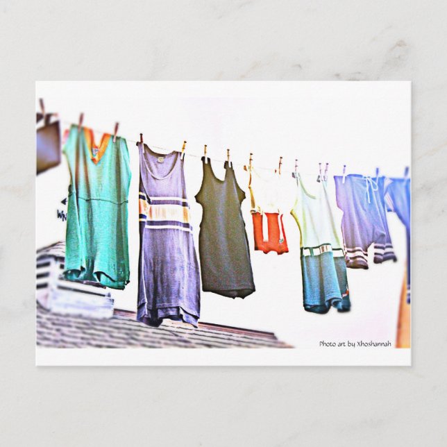 Vintage Bathing Kostym Vykort (Framsida)