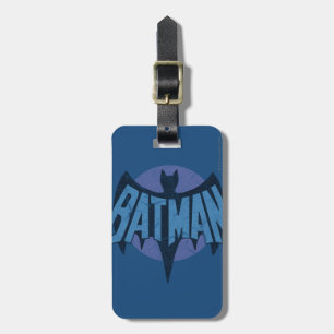 Vintage Batman Logotyp Bagagebricka