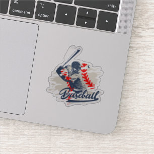 Vintage batter Baseball Klistermärken