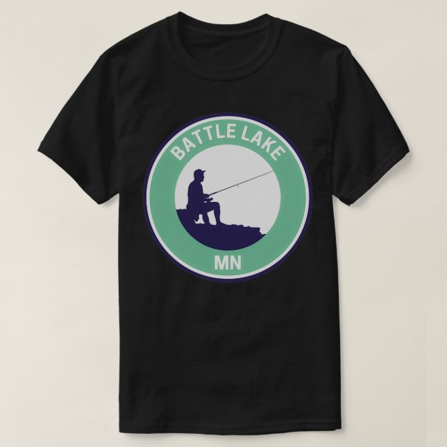 Vintage Battle Lake Minnesota T Shirt (Design framsida)