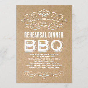 VINTAGE BBQ REHEARSAL DINNER BBQ INBJUDNINGAR