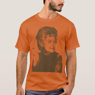 VINTAGE Bea Arthur Rökande flicka T Shirt