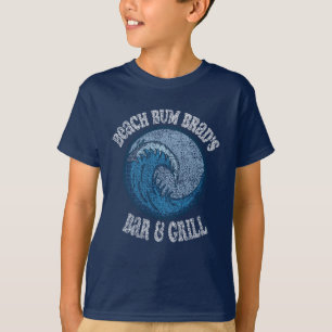 Vintage Beach Bum Brad Bar och Grill T Shirt
