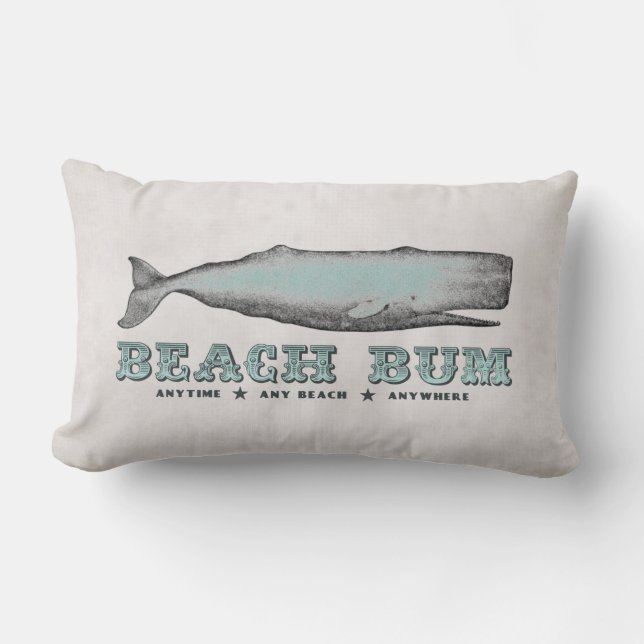 Vintage Beach Bum Pillows Lumbarkudde (Framsida)