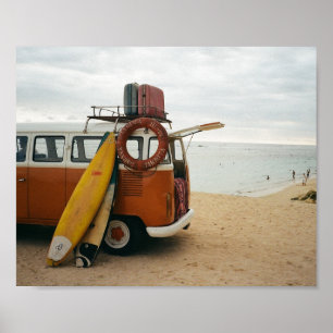 Vintage Beach Img. Poster