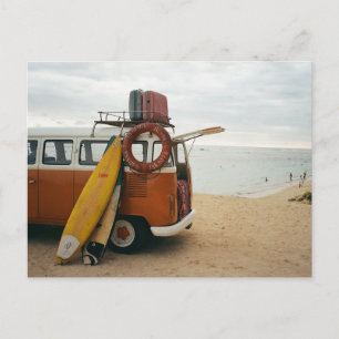 Vintage Beach Img. Vykort