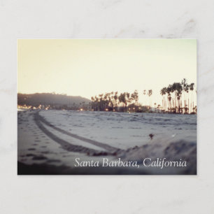 Vintage Beach Santa Barbara Vykort