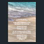 Vintage Beach Vågar Bröllop djurutrymmeskort Bordsnummer<br><div class="desc">Kortet för vintage Beach Vågar Bröllop - inkludera dessa detaljkort för att informera dina gäster om mottagningsplatsen,  mottagningstiden och hotellinformationen för att underlätta planeringen. Du kan lägga till mer information om det behövs genom att klicka på knappen Anpassa ovan. Se matchningssamlingen för fullt på den här sidan.</div>