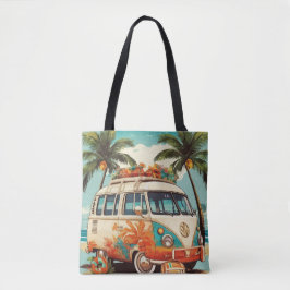 Vintage Beach Van Tygkasse